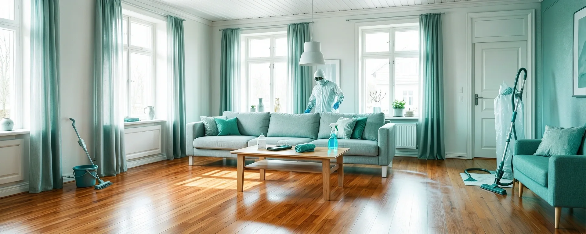 Restaureret interiør